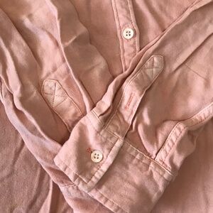 Aeropostale pink long sleeve button up size XS